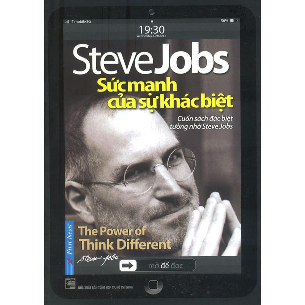 Sách Kinh Tế - First News - Steve Jobs - Sức Mạnh Của Sự Khác Biệt (The Power of Think Different)