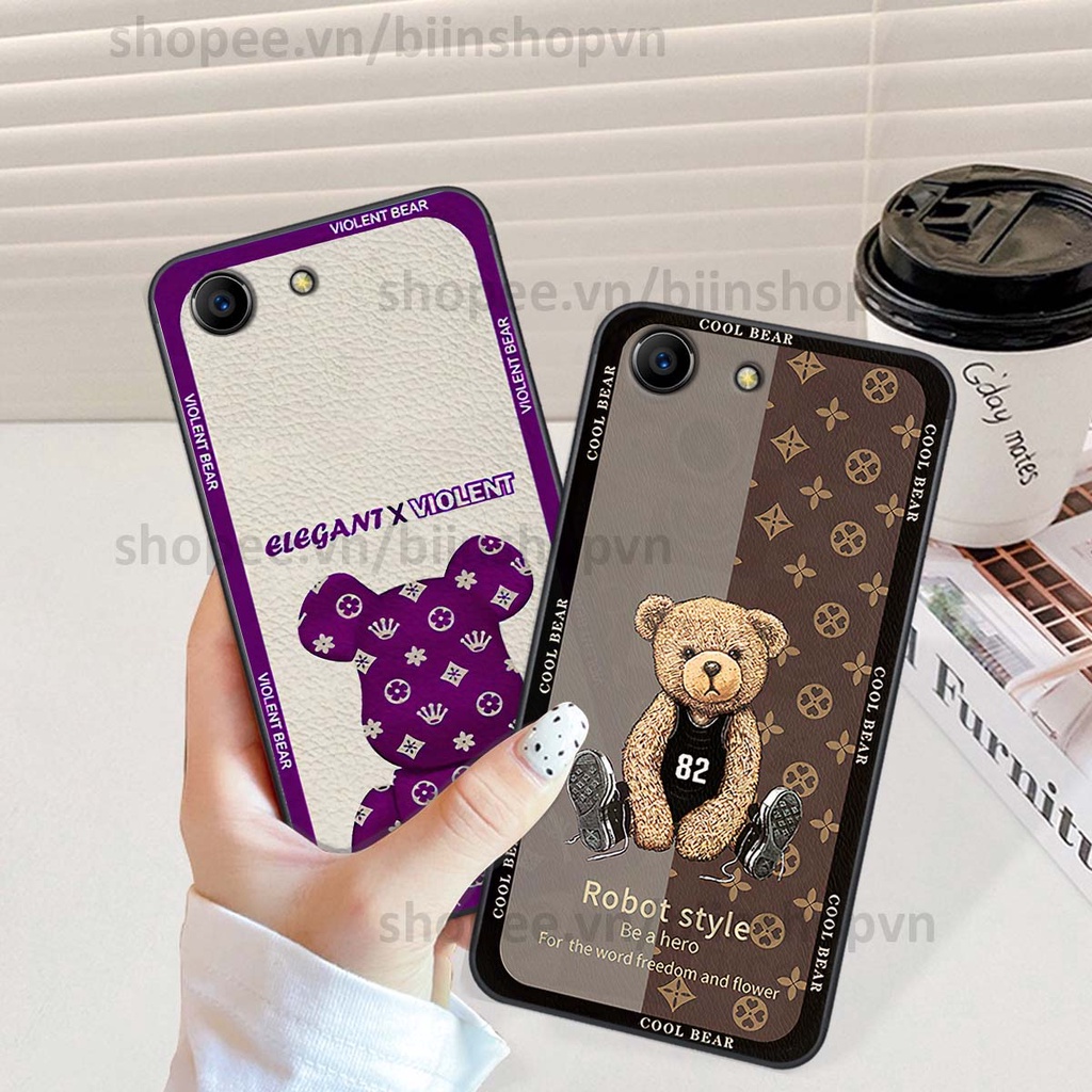 Ốp Oppo F1s / F3 / F3 Lite / F3 Plus hình gấu bear brick đẹp độc lạ, thời trang, cá tính