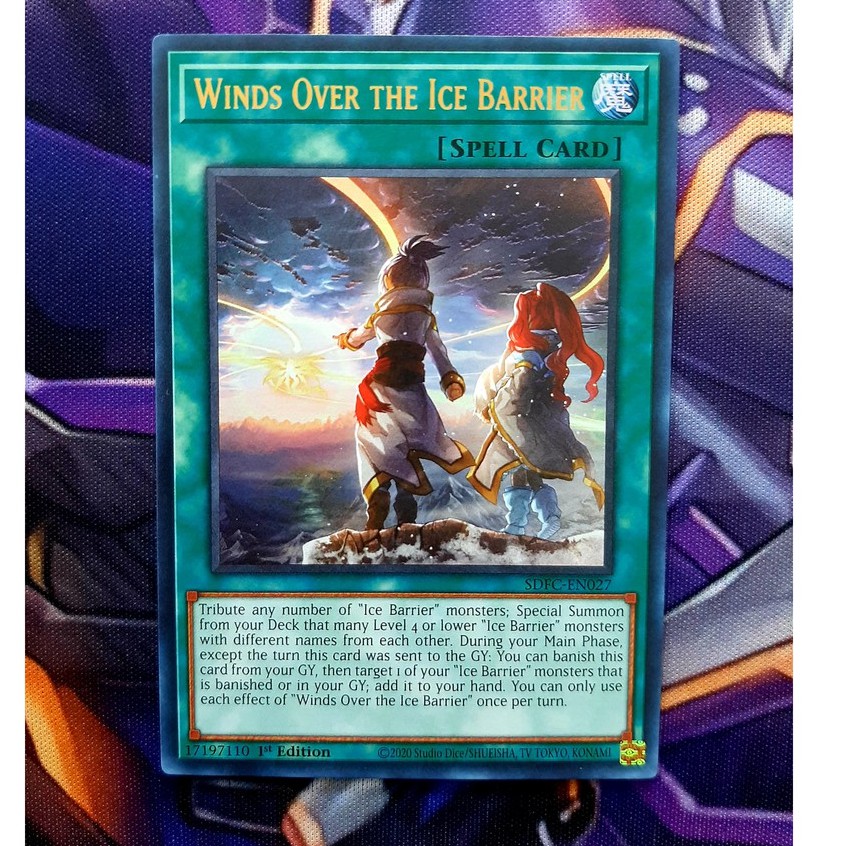 [ ĐỖ LẠC SHOP ] SPELL - SDFC-EN027 WINDS OVER THE ICE BARRIER – ULTRA RARE