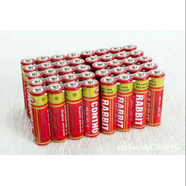 Vỉ 4 viên pin con thỏ AA 1.5V