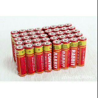 Vỉ 4 viên pin con thỏ aa 1.5v