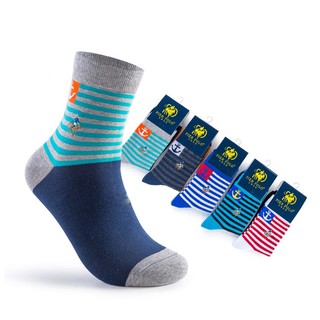 Vớ nam cao cấp - vớ phong cách polo - combo 5 đôi nas09