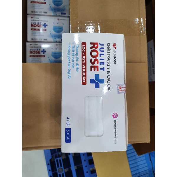 Khẩu trang Y Tế 4 lớp kháng khuẩn Juliet Rose