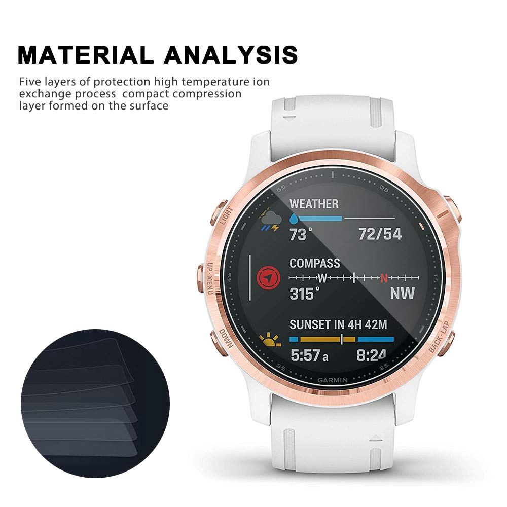 Kính Cường Lực Bảo Vệ Màn Hình Cho Garmin Fenix 6s