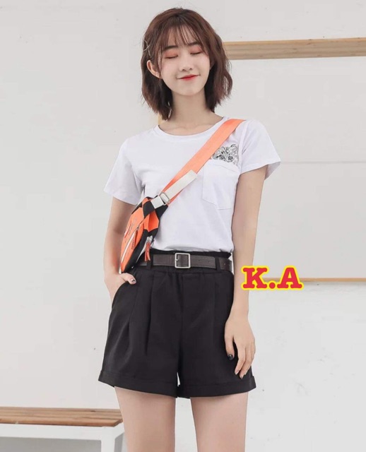 Quần kaki đùi gập gấuK&A