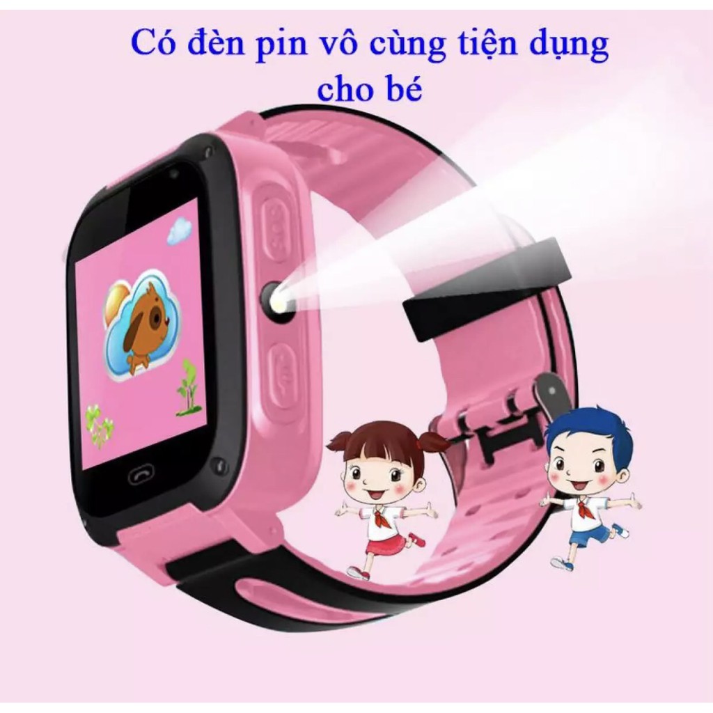 Đồng Hồ Thông Minh Định Vị Trẻ Em Q20 Hỗ Trợ Camera 2Mpx chụp ảnh từ xa Thông Minh Tiện Lợi