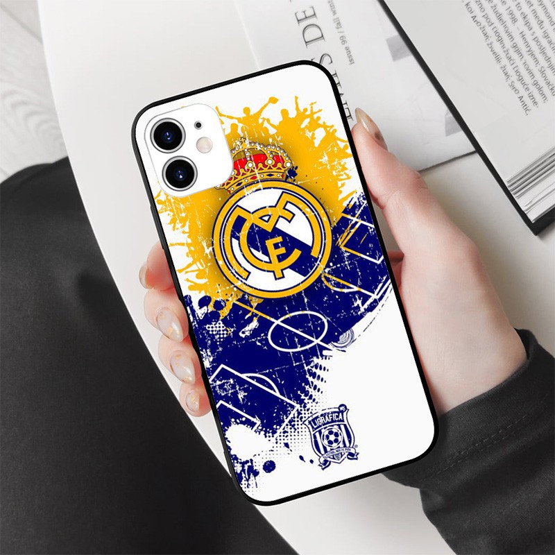 ⚡Ốp lưng iphone logo Real Madrid hot nhất ⚡ốp hàng độc iphone 6s/6/7/8 plus/x/xr/xs max/11 pro max/12 promax SPORT0102