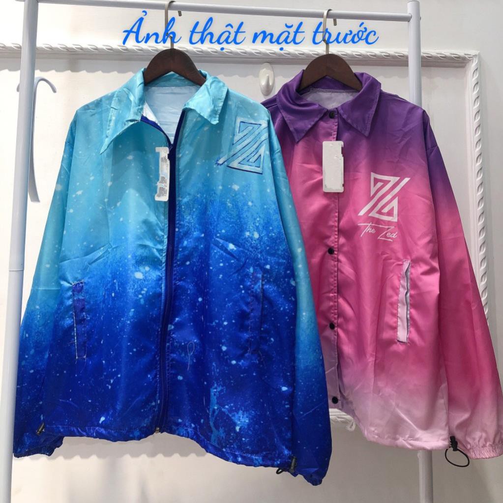 ÁO KHOÁC LOANG Z XANH HỒNG - ÁO BOMBER GIÓ LOANG CHỮ Z DÂY RÚT BO CHUN | BigBuy360 - bigbuy360.vn