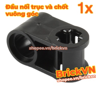 [1 Cái] LEGO Technic Đầu Nối Trục và Chốt Vuông Góc Màu Đen ID 4173668 6536