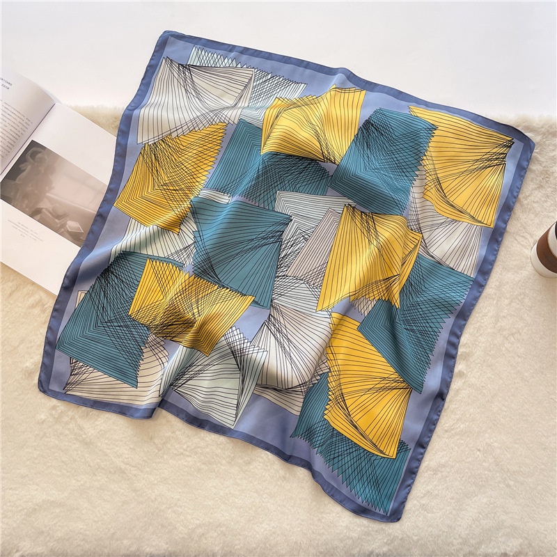 Khăn Lụa Satin Vuông 70cm Cho Phụ Nữ WJ1026-228