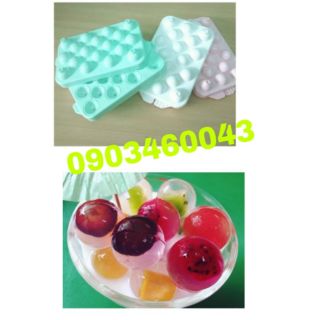 ♡[FRESHIP 99K ]♡Combo 2 Khuôn nước mochi thạch râu câu bi 18 viên