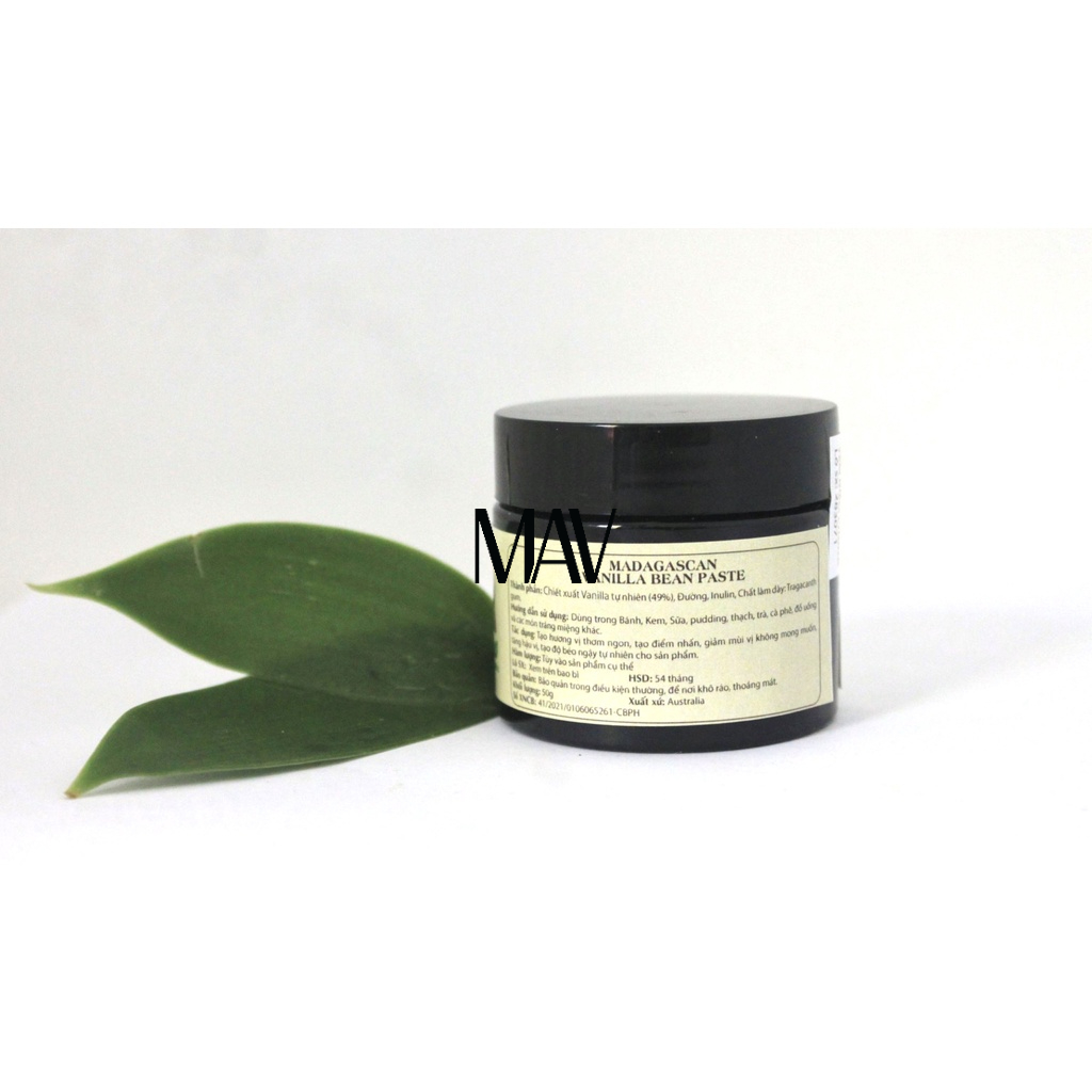 Madagascan Vanilla Paste, Lọ 50g