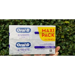 Combo/bộ 2 tuýp kem đánh răng oral_b white