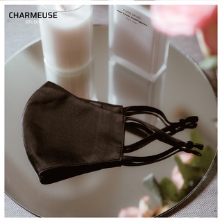Khẩu Trang Lụa Charmeuse Cao Cấp 3 Lớp (Có 6 Màu) - Charmeuse Studio