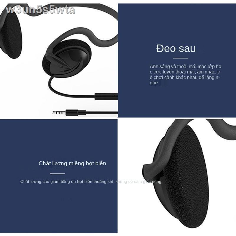 Tai nghe có dây Lenovo P510 + đeo chơi game thể thao bằng lúa mì trong điện thoại di động máy tính phổ thô