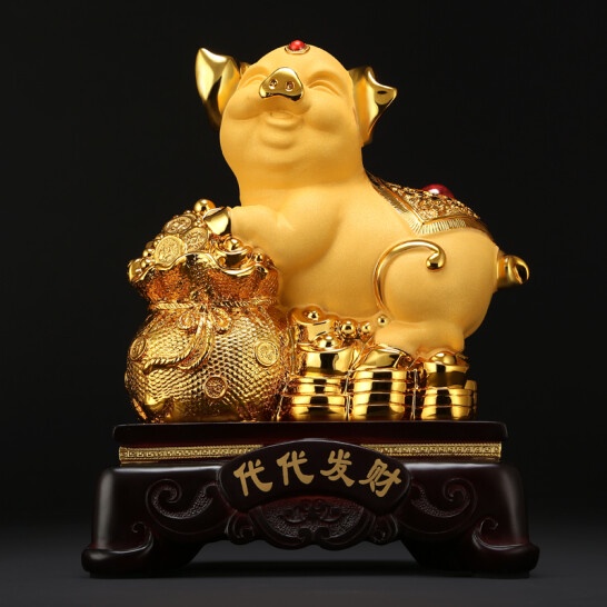 Tượng Con Heo Dành Cho Người Tuổi Hợi , Tượng Phong Thủy Quà Tặng Tân Gia Khai Trương Sinh Nhật Trang Trí Nhà Cửa