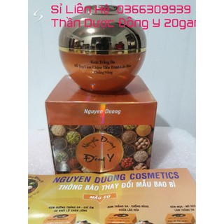 Kem dưỡng trắng da chống lão hóa chống nắng thần dược đông y 20gam