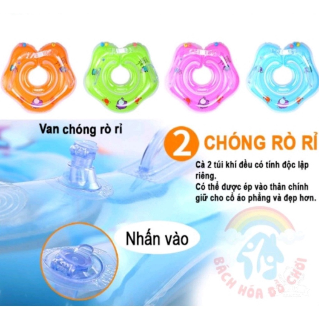 PHAO BƠI ĐỠ CỔ HÌNH CÁNH SAO AN TOÀN CHO BÉ