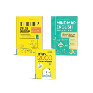 Sách - Combo Mindmap English Và Tự Học 2000 Từ Vựng Tiếng Anh