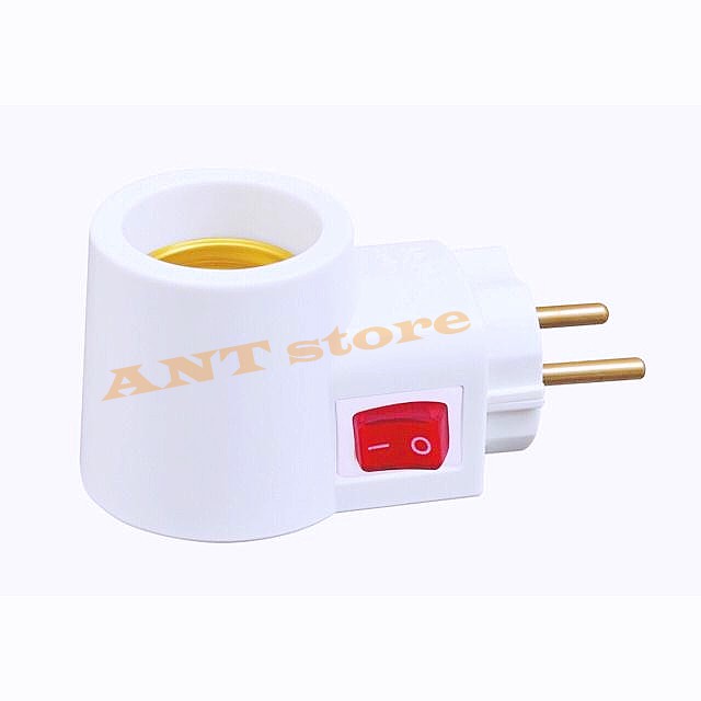 Đui đèn liền phích cắm có công tắc Sopoka