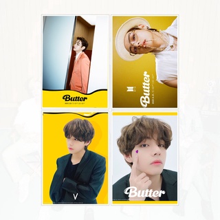 SET 4 Poster A4 BUTTER thành viên BTS