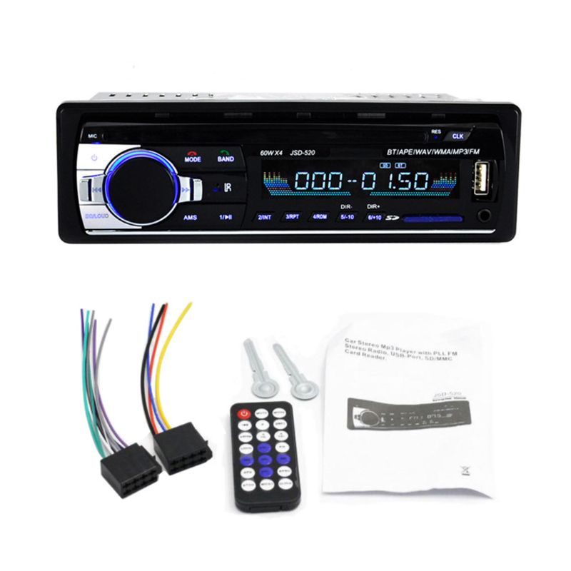 Điện Thoại Radio Bluetooth 12V JSD-520 Tự Động Thu Âm Cho Xe Hơi