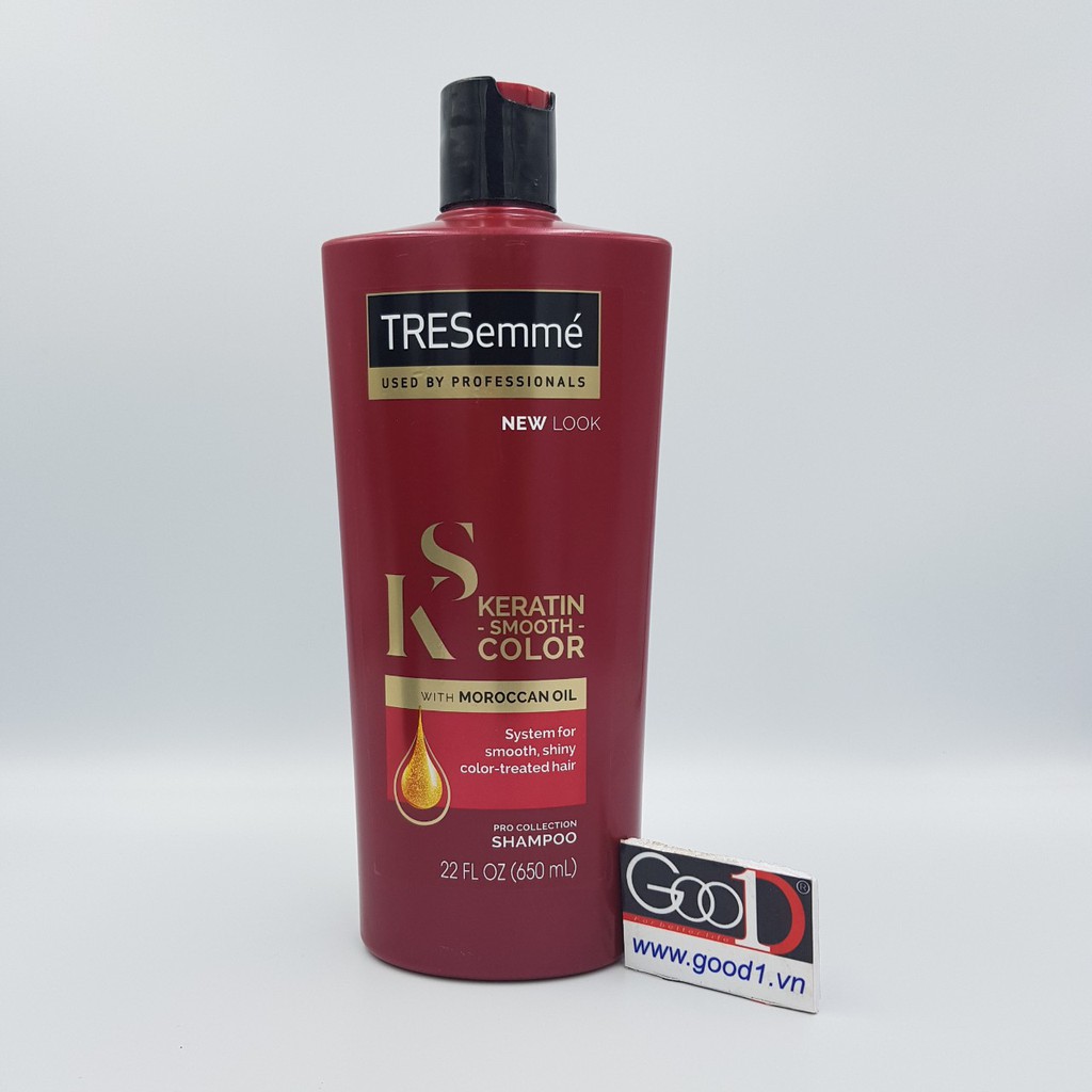 Dầu gội-xả Tresemme Keratin Smooth 5 in 1 650ml USA