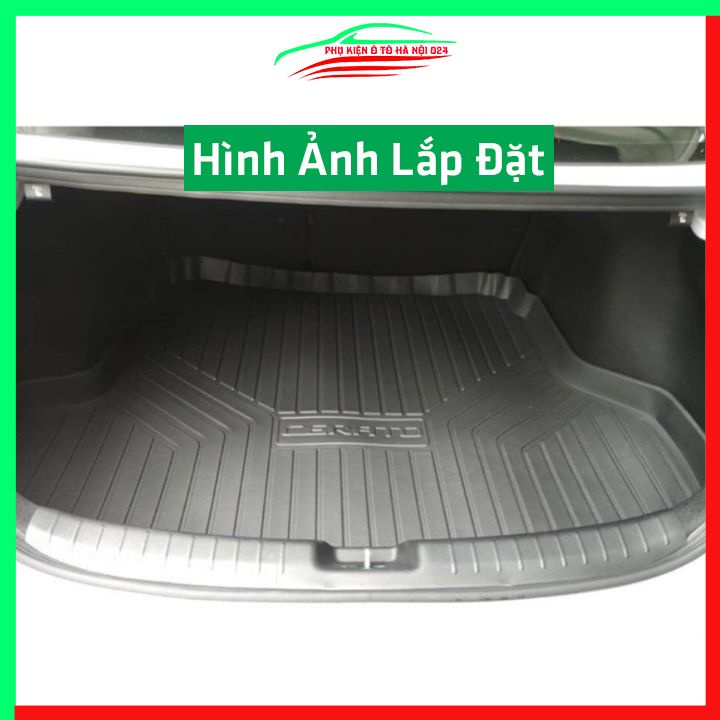 Thảm nhựa lót cốp Cerato 2019-2023 nhựa dẻo dày dặn đàn hồi tốt