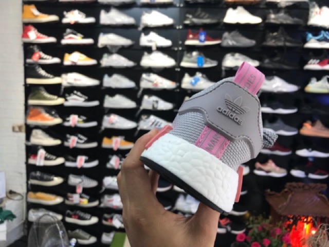 [ Cao cấp ] Giày Nmd R1 Grey Pink chất lượng