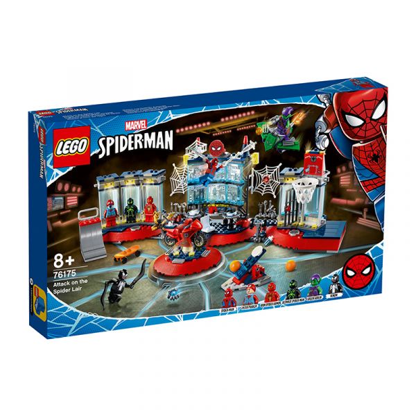 LEGO SUPERHEROES 76175 Đột Kích Hang Ổ Người Nhện ( 466 Chi tiết)