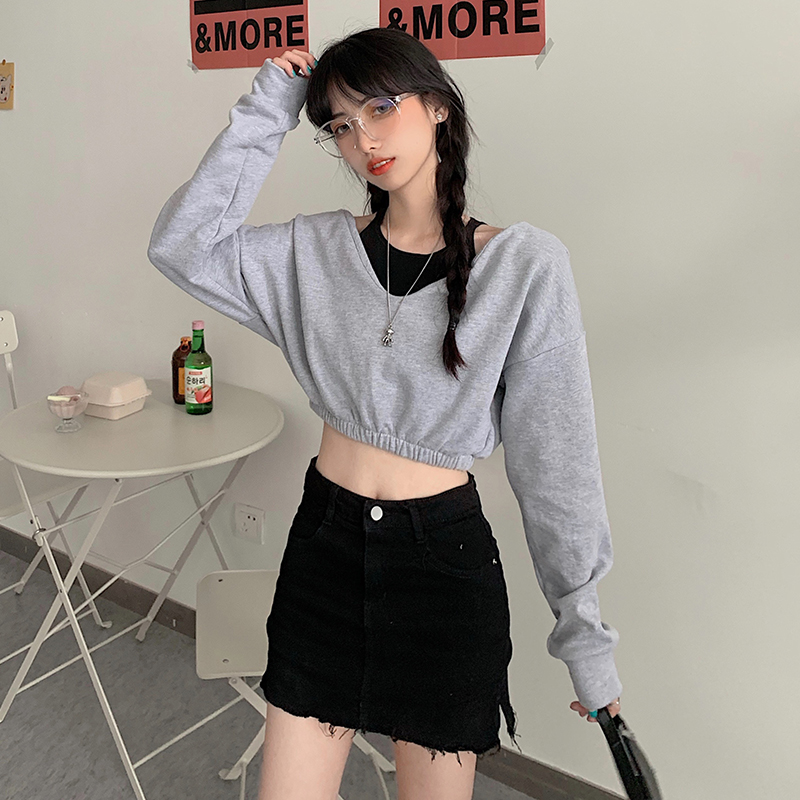 Áo Sweater Dáng Rộng Kiểu Hàn Quốc Thiết Kế Quyến Rũ Cho Nữ | BigBuy360 - bigbuy360.vn