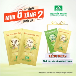 Combo 6 dây sữa tắm Ngọc Thảo vàng (7ml x 10 gói)/dây