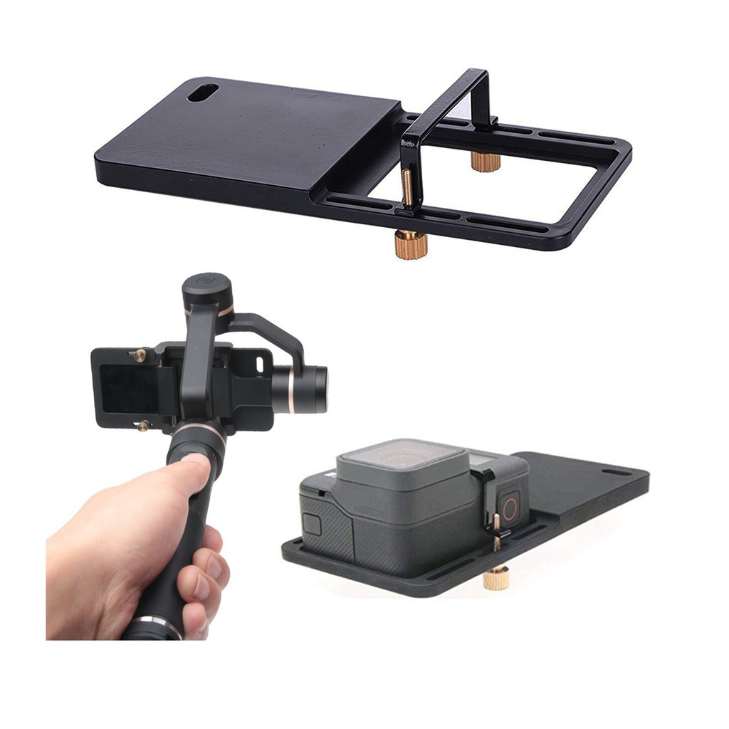 [Rẻ Nhất] Adapter gắn camera hành động GoPro, Sjcam, Eken, SC-Cam.. lên Gimbal chống rung SMOOTH, OSMO MOBILE | WebRaoVat - webraovat.net.vn