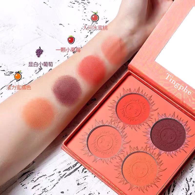 Phấn mắt má 4 ô to Fuleiz nội địa trung makeup cực dễ | BigBuy360 - bigbuy360.vn