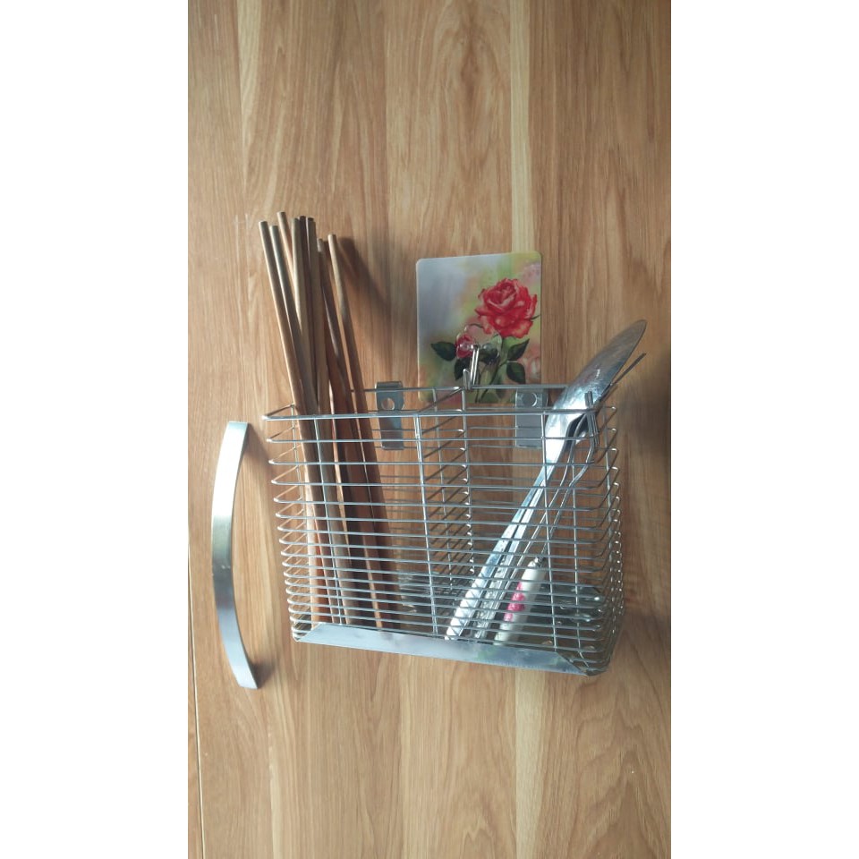 Ống đựng đũa muỗng thìa inox 100% siêu bền đẹp, không han gỉ