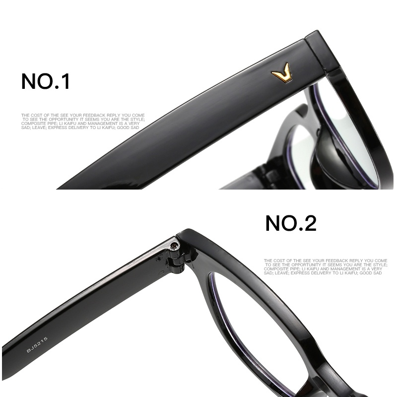 Mắt kính gọng vuông trong suốt chống tia bức xạ thời trang Hàn Quốc cho nam và nữ