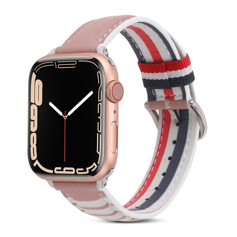 Dây Đeo Bằng Da Thật Cho Đồng Hồ Apple watch 49mm 45 41mm 40mm 44mm 38 mm42mm 44 mm 8 Pro 8 7 6 5 4 3 se