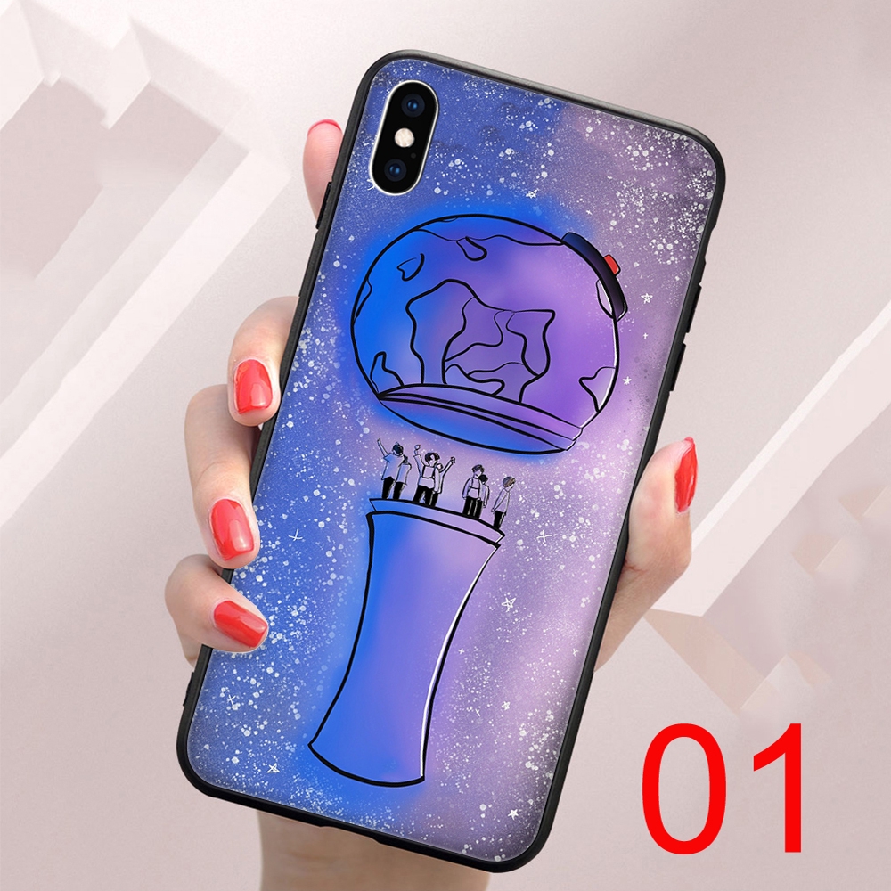 Đen Ốp Điện Thoại Mềm Hình Army Bomb Cho Iphone 6 6s 7 8 Plus X Xs Max Xr 5 5s Se