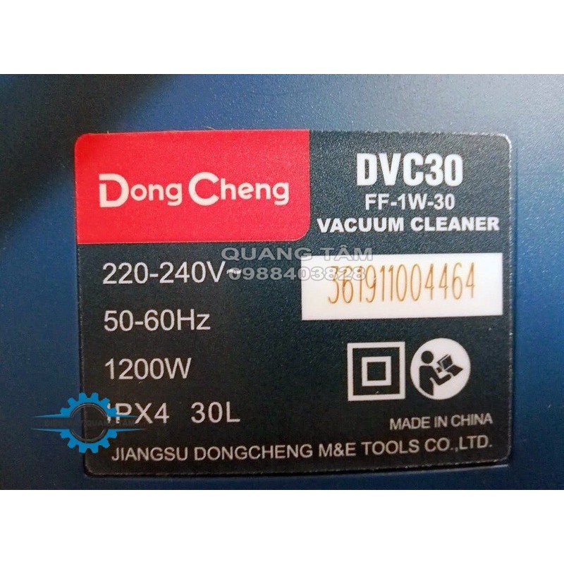 Máy Hút Bụi Công Nghiệp 30L Dongcheng DVC30 [Chính Hãng]