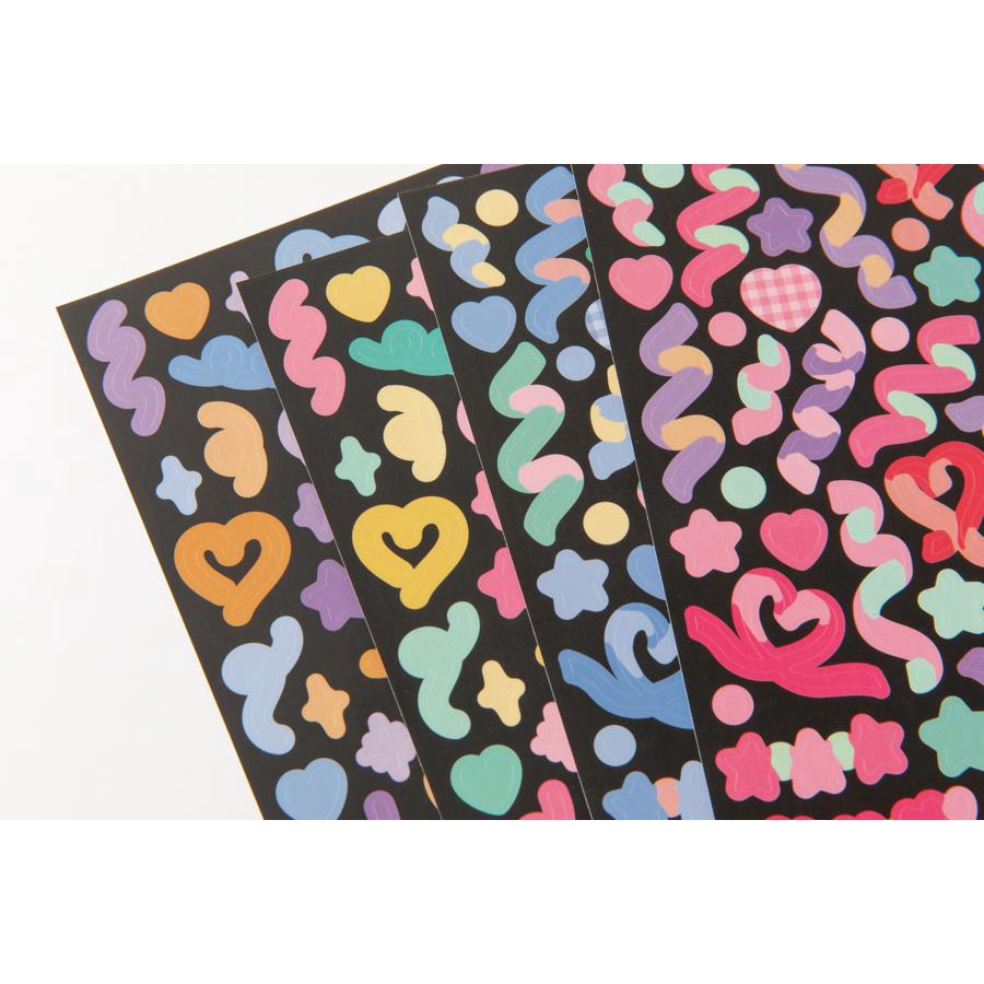 Set 10 Tấm Sticker ARTBOX Hàn Quốc Màu Sắc Nổi Bật