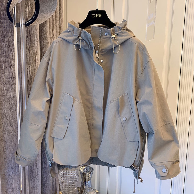 Áo khoác trench coat dáng dài đơn giản kiểu hàn quốc nhỏ