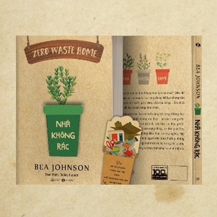Sách - Nhà Không Rác - Tác giả: Bea Johnson Tặng Bookmark
