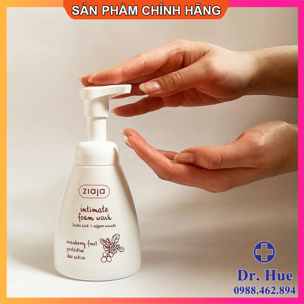 [CHÍNH HÃNG] Bọt Vệ Sinh Thảo Dược Siêu Dịu Nhẹ Ziaja Intimate Foam Wash 250ml - Ziaja dung dịch vệ sinh