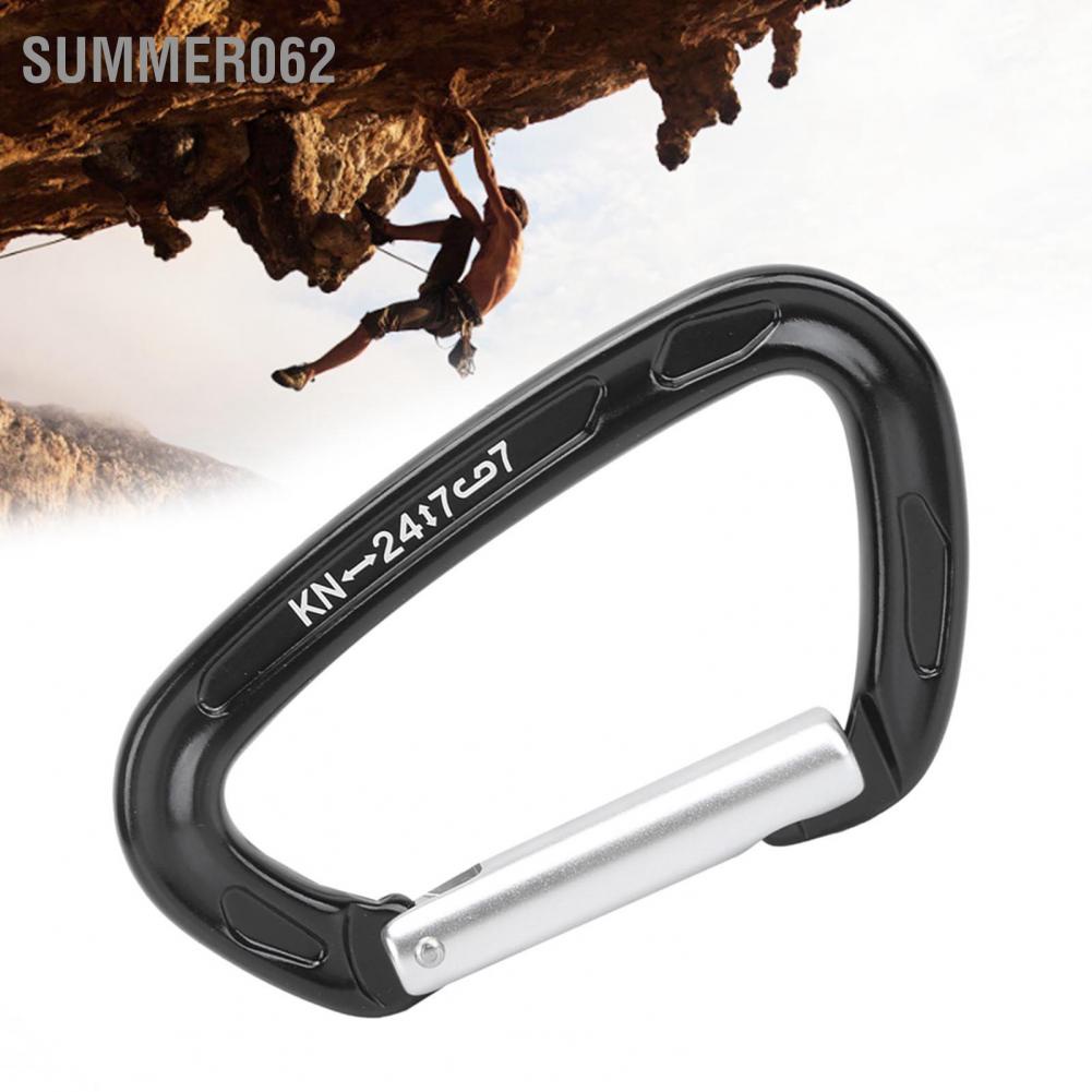 Summer062 Carabiner Clip High Strength Good Flexibility Light Weight 24KN Tension Rock Climbing Tools for Cave Diving