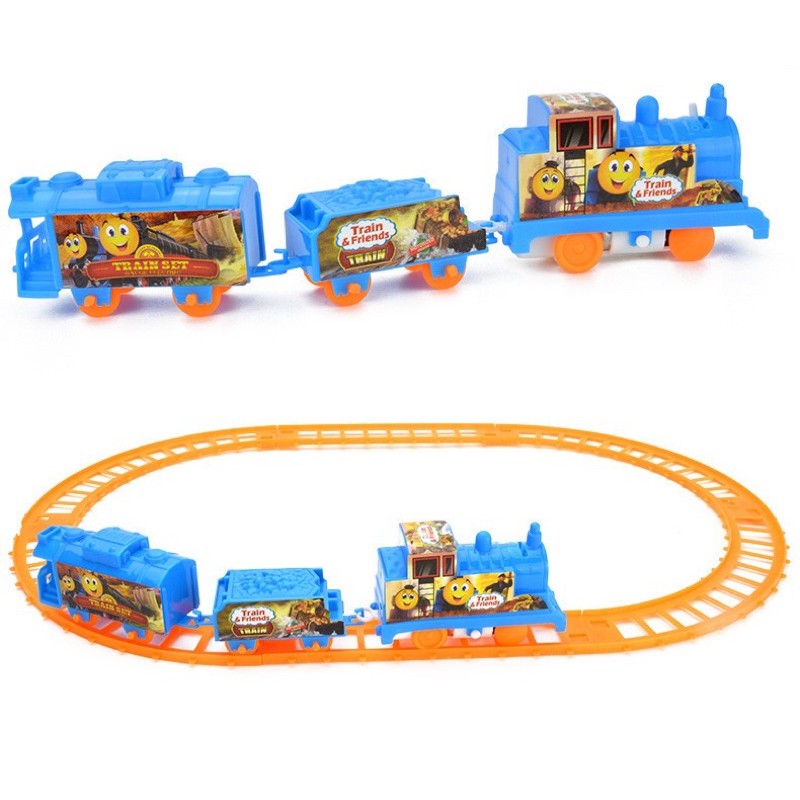 Đường ray tàu hoả thomas 3 toa mini ( ảnh&clip thật )