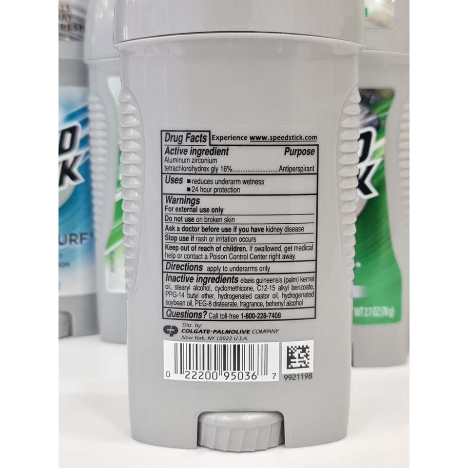 Lăn Khử Mùi Cho Nam Ngăn Tiết Mồ Hôi Speed Stick Power USA