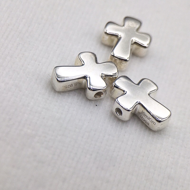 Chuỗi Mân Côi Thánh Giá bạc S925 xỏ vòng tay hạt KimKimRosa Jewelry trang sức Sterling silver