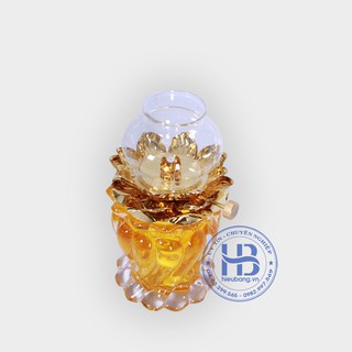 Đèn dầu bàn thờ Vàng bé 15cm