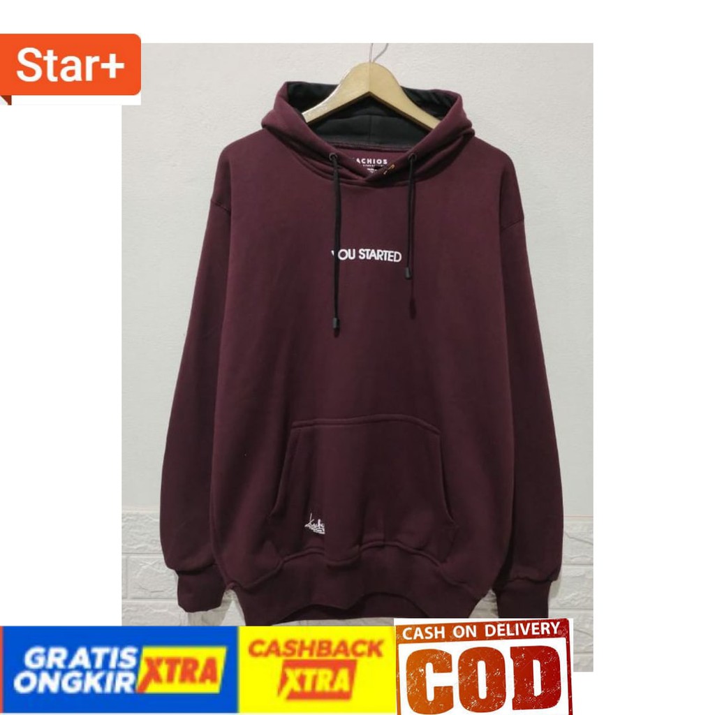 Áo Hoodie In Chữ Alsize Màu Trắng / Đỏ / Xanh / Vàng / Đen Thời Trang Cho Nam