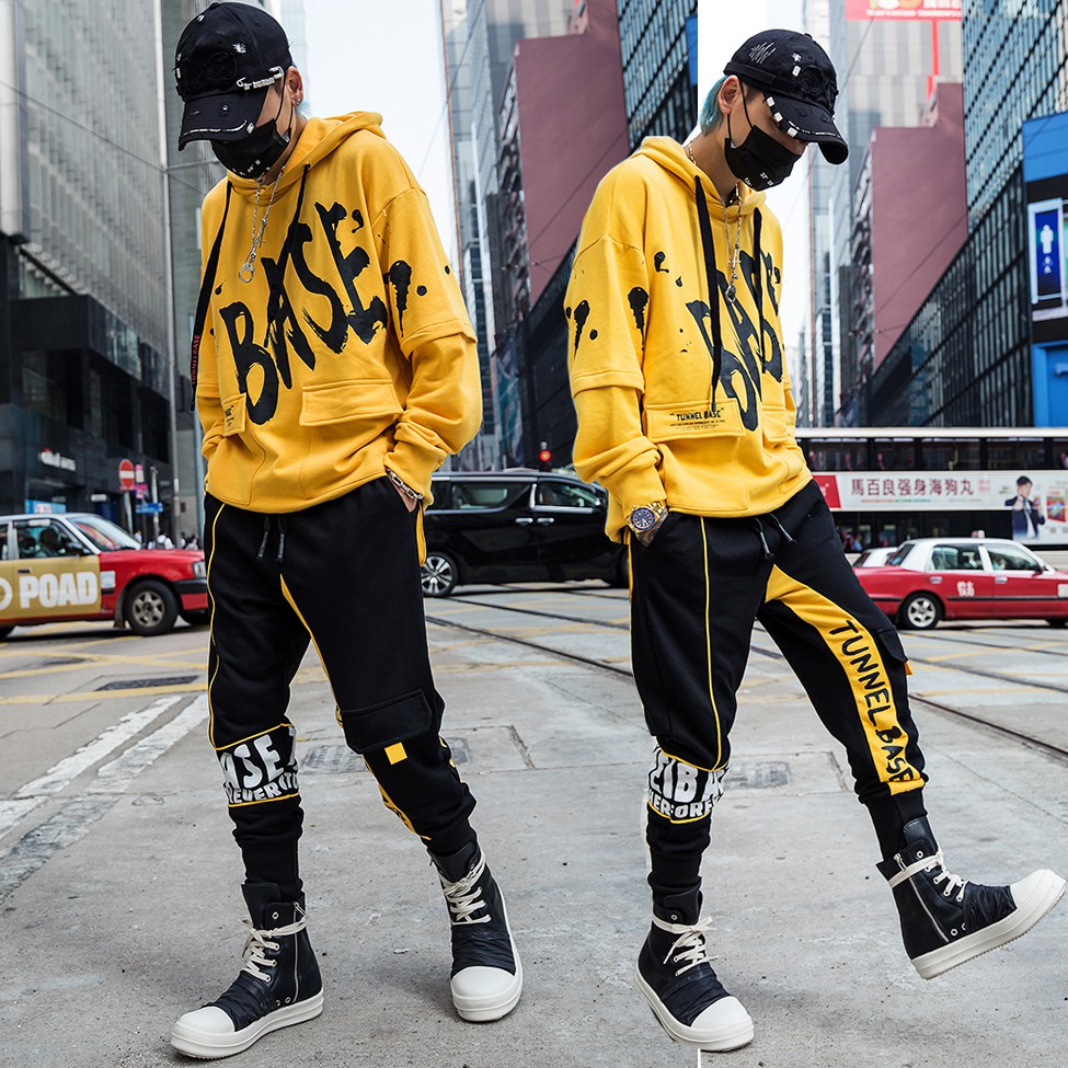 Bộ Đồ Nỉ Nam Áo Hoodies BASE Phối Túi Lớn Kết Hợp Quần Jogger Trẻ Trung ZENKODLMEN SET NAM 9000081C